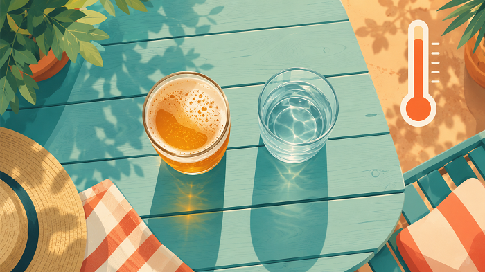 alkohol-bei-hitze-sommer-bier-wasser