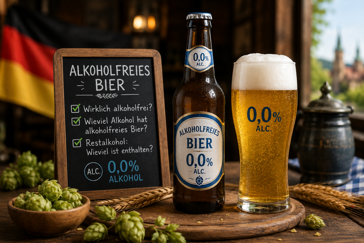 Alkoholfreies Bier im Glas – wie viel Restalkohol steckt wirklich drin?